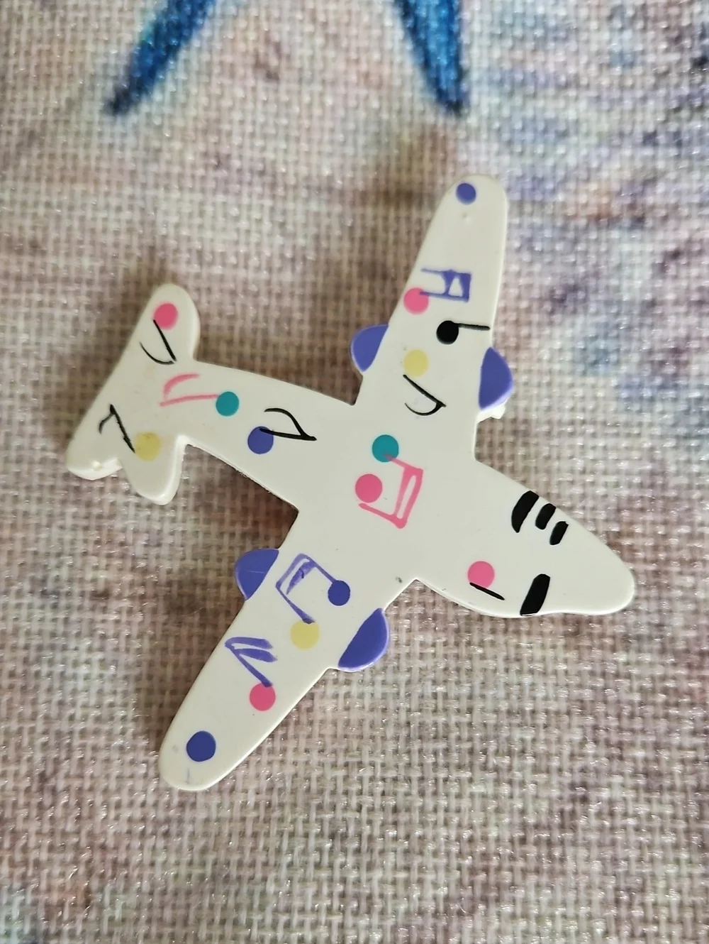 Vintage Airplane Brooch